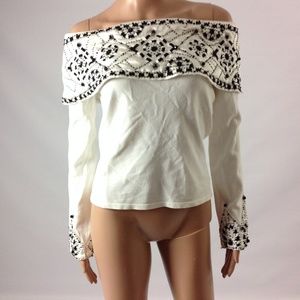 Gaby & Eden Women's Off The Shoulder Blouse Top